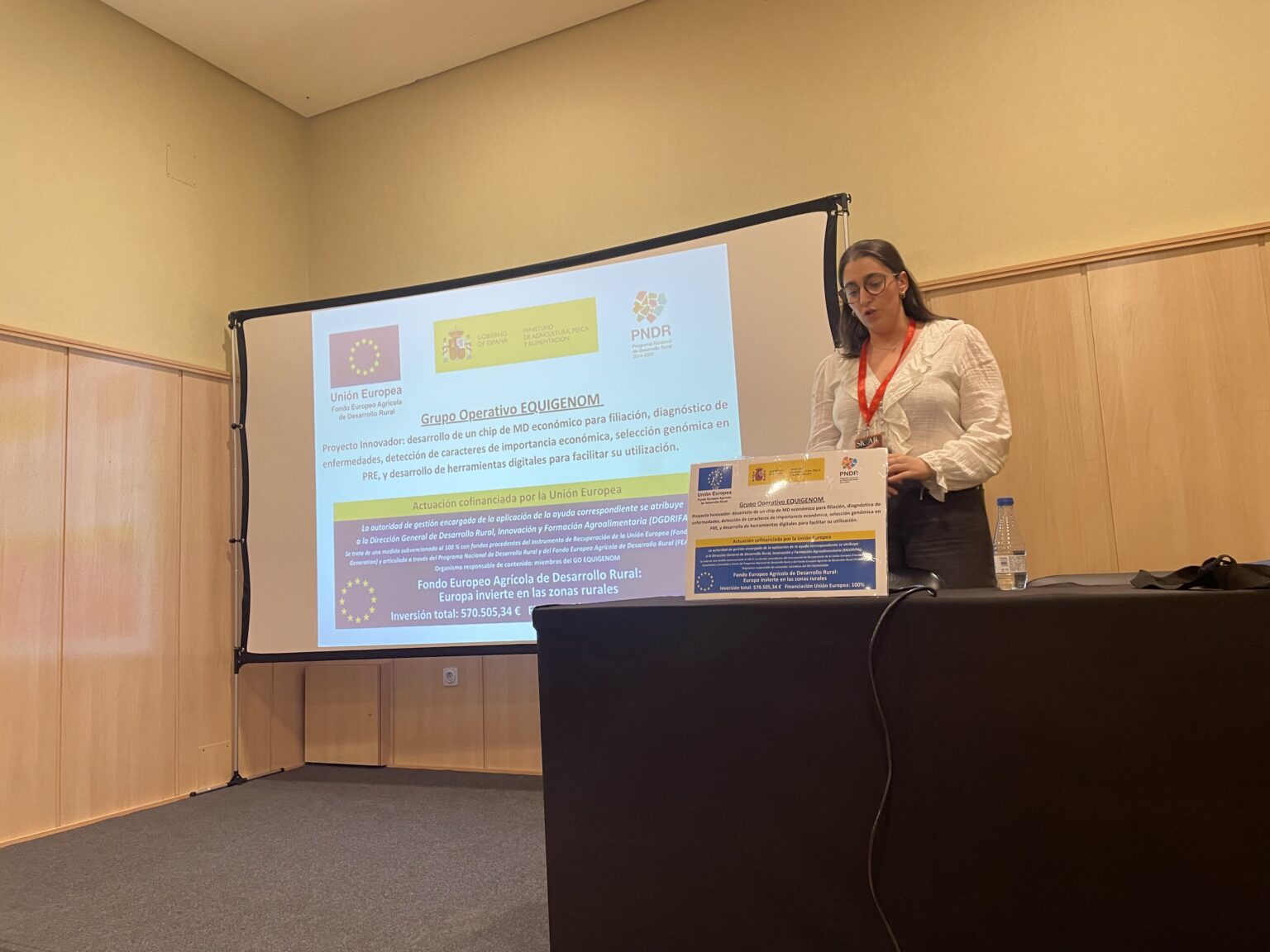 ANCCE promociona los resultados del proyecto del GO EQUIGENOM en SICAB 2024